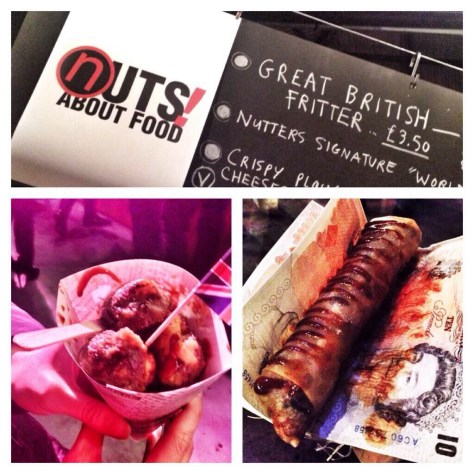 Nutters homage to Bury black pudding!