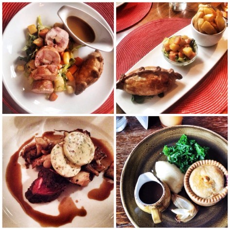 Pheasant, venison pasty - Parkers, Hanger Steak, Mutton pie - Cross Keys, Roebuck