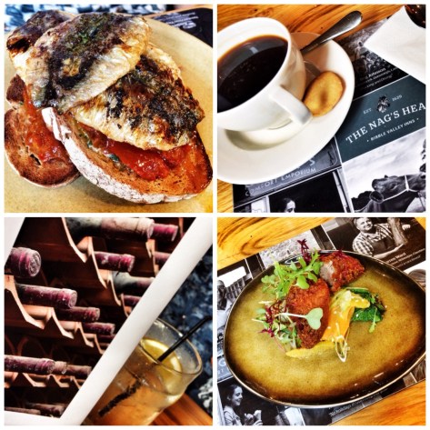 Sardines, the brew, drinks, pigeon kiev