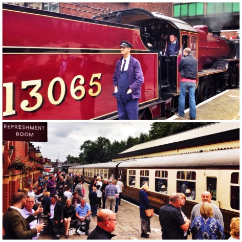 Our steed and the merry throng