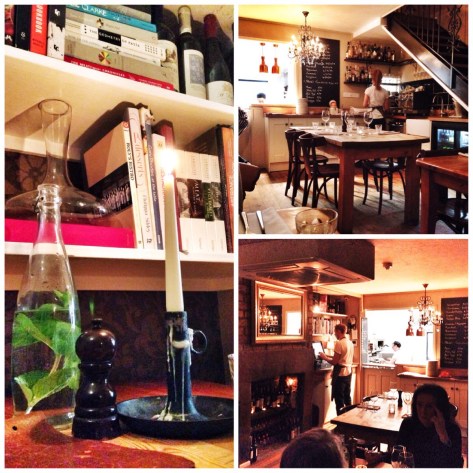 The  welcoming interior