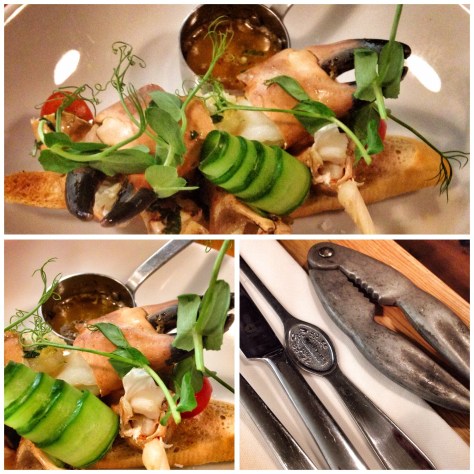 Crab claws with tools