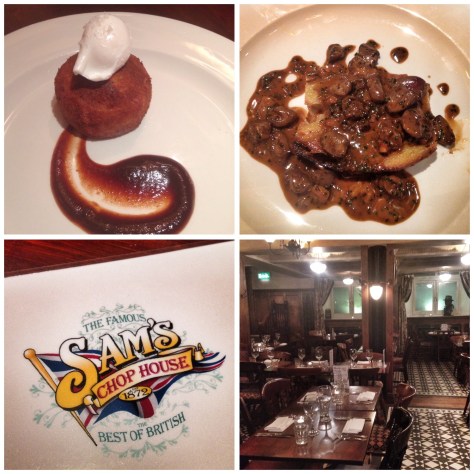 Corned beef hash and duck hearts 